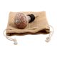 Peach Wheel Crackle Ceramic Wine Stopper