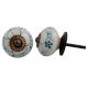 Turquoise Small Flower Knob
