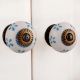 Turquoise Small Flower Knob