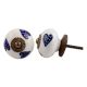Navy Blue Heart Knob