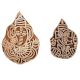 Set of 2 Piece New Mix Wooden Printing Block