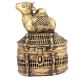 Bronze Dhokra Art Jewellery Box With A Nandi