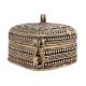 Bronze Dhokra Art Heart Shaped Jewellery Box