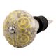 Mixed Circular Crackle Ceramic Wine Stopper