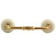 Cream Crackle Handmade Ceramic Bridge Handle 