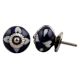Navy Blue Etched Ceramic Knob-07