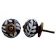 Navy Blue Etched Ceramic Knob-08