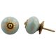 Sage Green Etched Ceramic Knob-12