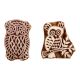 Set of 2 Piece New Mix Wooden Printing Block