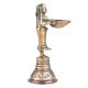 Brass Oil Lamp Lady Holding Diya