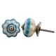 Cream Turquoise Medium Knob