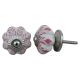 Pink Leaf Medium Knob
