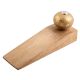 Golden Ceramic Wooden Door Stopper