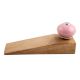 Pink Round Ceramic Wooden Door Stopper