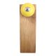 Yellow Round Ceramic Wooden Door Stopper