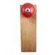 Red Round Ceramic Wooden Door Stopper