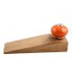 Orange Round Ceramic Wooden Door Stopper