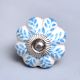 Turquoise Leaf Medium Knob