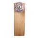 Pink And Black Etched Ceramic Wooden Door Stopper