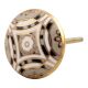 Golden Ceramic Floral Cabinet Knob Online