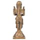 Lady Holding Diya In Her Hands And 2 Birds On Each Shoulder Bronze Figurine