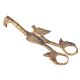 Bronze Candle Snuffer Scissor With A Bird On It