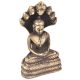 Bronze Buddha Sitting Under Snake Hood