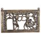 Bronze Tribal Wall Art Hanging With A Woman & Man Holding Woman Hand