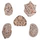 Set of 5 Piece New Mix Wooden Printing Block