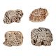 Set of 4 Piece New Mix Wooden Printing Block