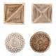 Set of 4 Piece New Mix Wooden Printing Block