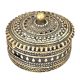 Bronze Jali Design Circular Storage Box