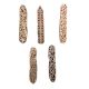 Set of 5 Piece New Mix Wooden Printing Block
