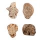 Set of 4 Piece New Mix Wooden Printing Block