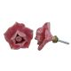 Old Pink Rose Knob