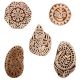 Set of 5 Piece New Mix Wooden Printing Block