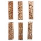 Set of 6 Piece New Mix Wooden Printing Block