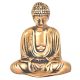 Brass Meditating Buddha Statue