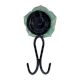 Pea Green Rose Hooks
