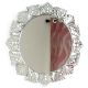 Venetian Round Cut & Etched Glass Frame Mirror