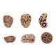 Set of 6 Piece New Mix Wooden Printing Block