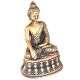 Brass Earth Touching Indian Buddha Statue