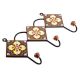 Brown Yellow Leaf Tiles Hook