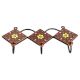 Brown Yellow Flower Tiles Hook