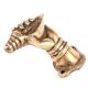 Rare Pair Hand With Shell Conch Door Pull Handles