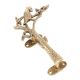 Bronze Parrot On Tree Single Door Handle