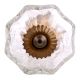 Clear Crackle Melon Glass Drawer Knob