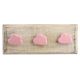 Pink Cloud Ceramic Wooden Hook 