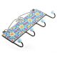 Turquoise Yellow Floral Tiles Hooks 