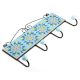 Turquoise Yellow Floral Tiles Hooks 
